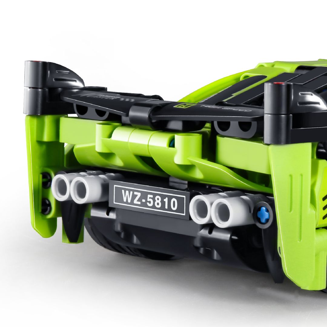 iM.Master Pull back - Super Car, Green - 457 pcs