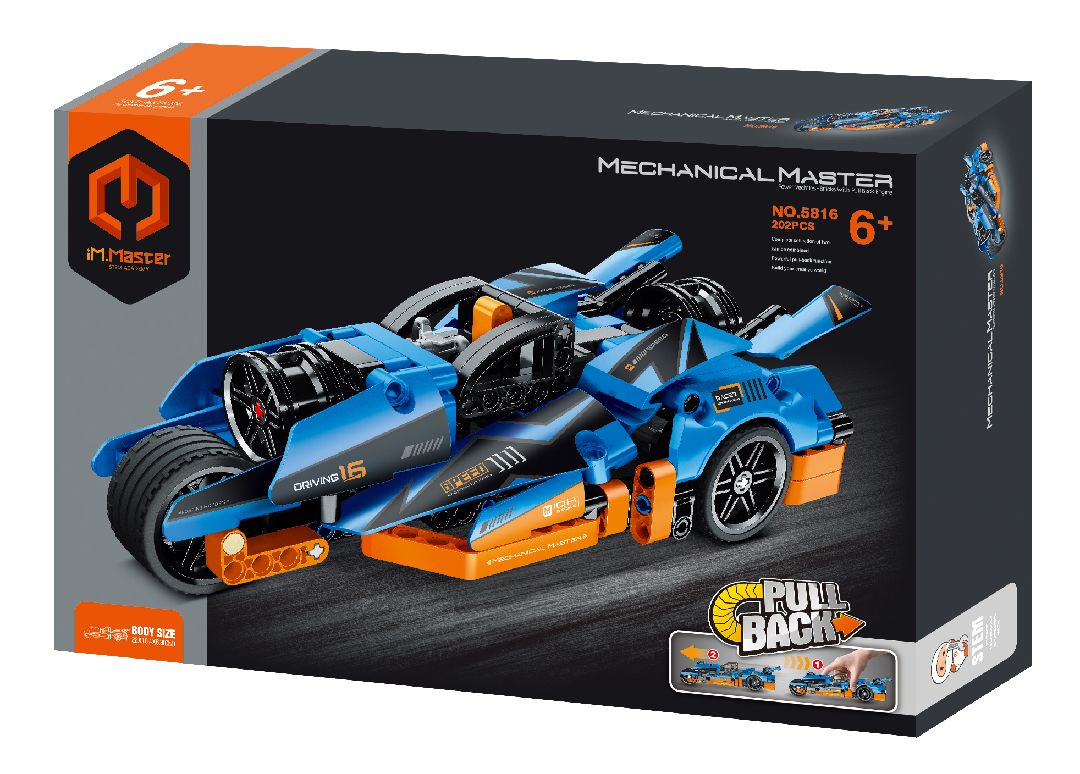 iM.Master Pull back Motorcycle - 202 pcs
