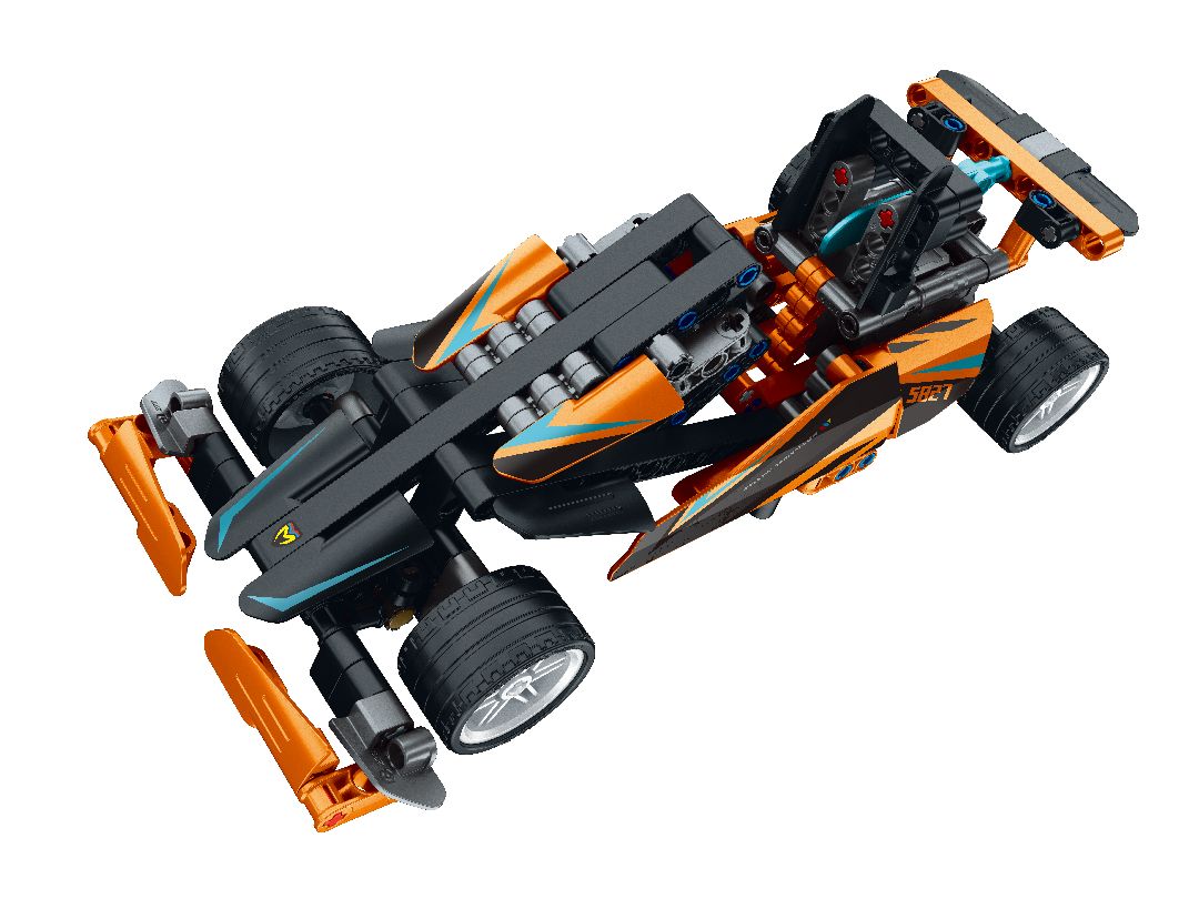 IM.Master 2 in 1 Pull Back Racing Car 220pcs