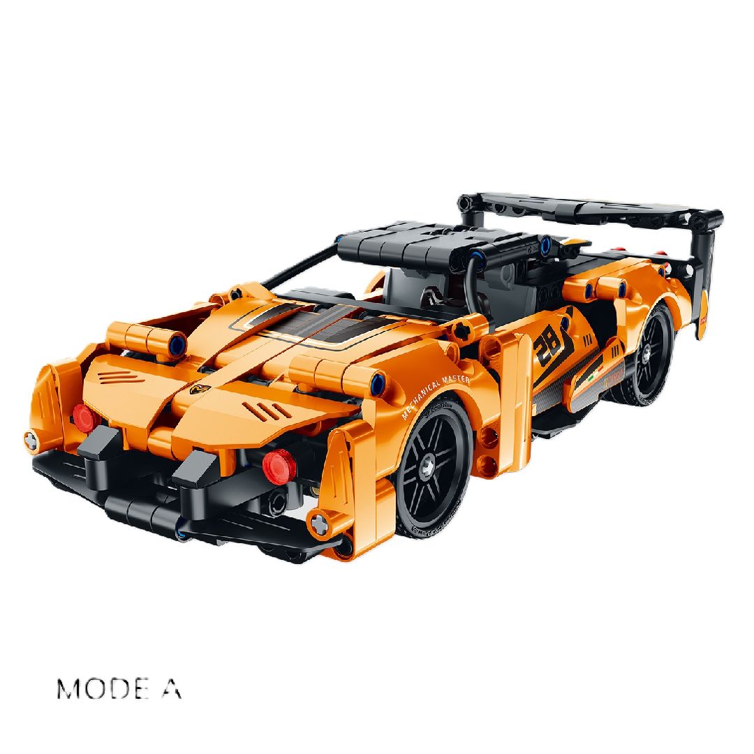 IM.Master 2in1 Pull Back Super & Mountain Car (Orange) - 277pcs