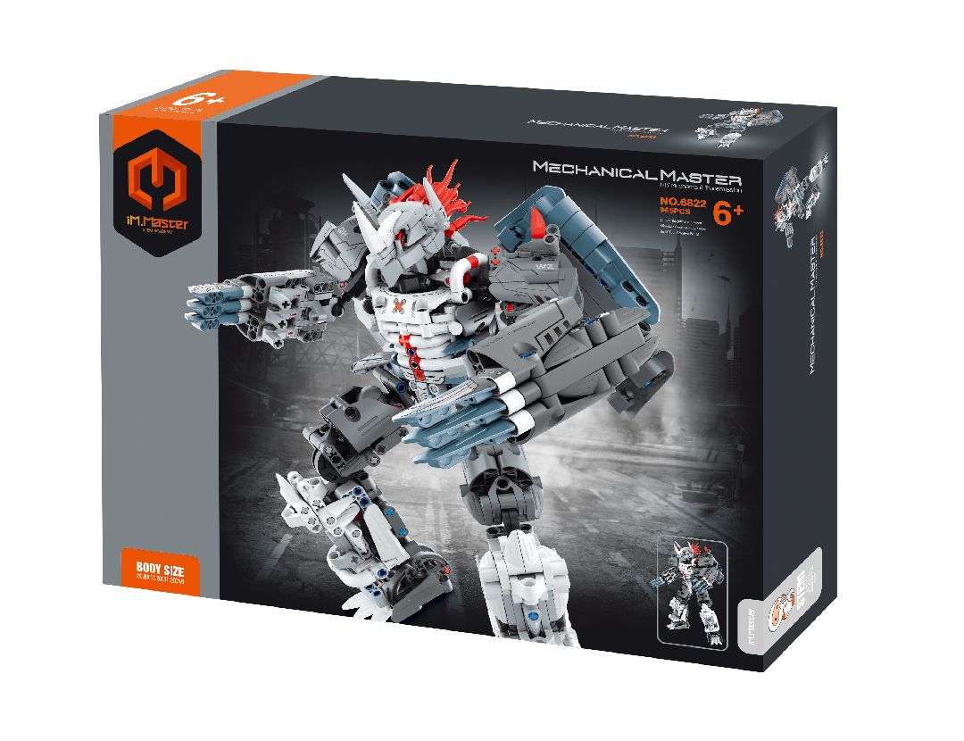 iM.Master Building Block Mech Warrior - White - 965 pcs