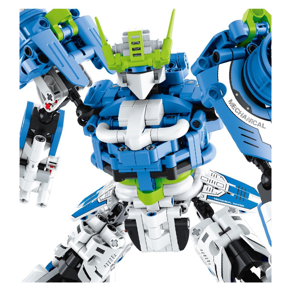 iM.Master Building Block Mech Warrior - Blue - 941 pcs