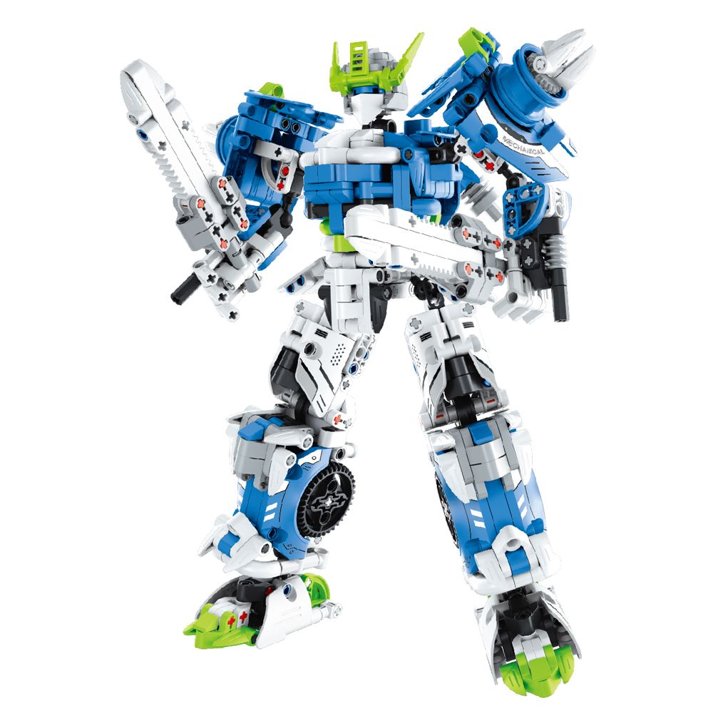 iM.Master Building Block Mech Warrior - Blue - 941 pcs