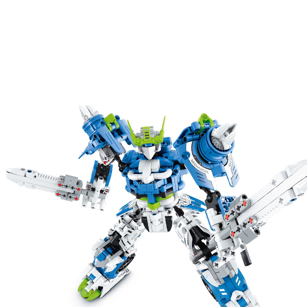 iM.Master Building Block Mech Warrior - Blue - 941 pcs