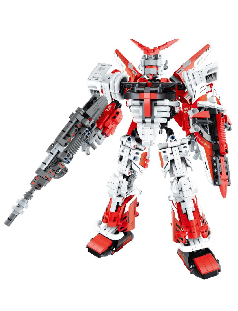 iM.Master Building Block Mech Warrior - Red - 1100 pcs