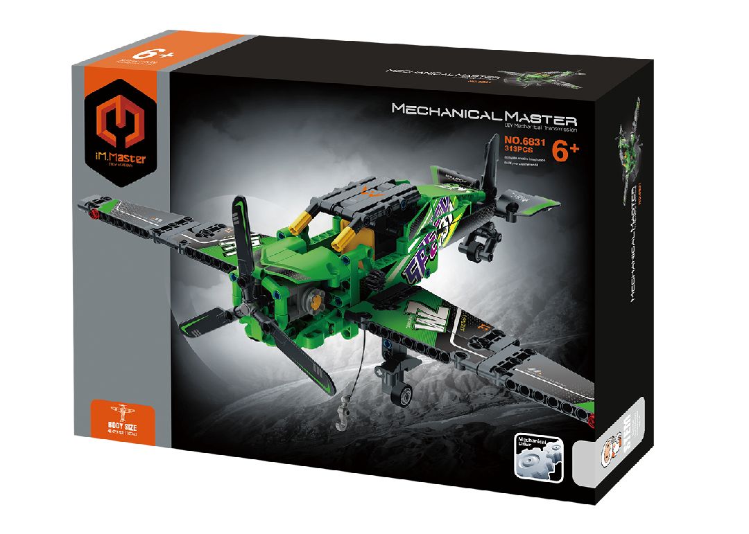 iM.Master Building Blocks single wing aircraft - 313 pcs