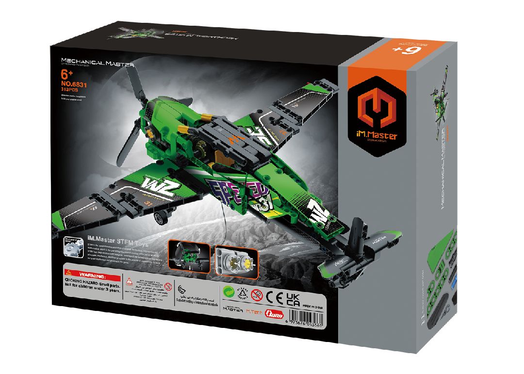 iM.Master Building Blocks single wing aircraft - 313 pcs