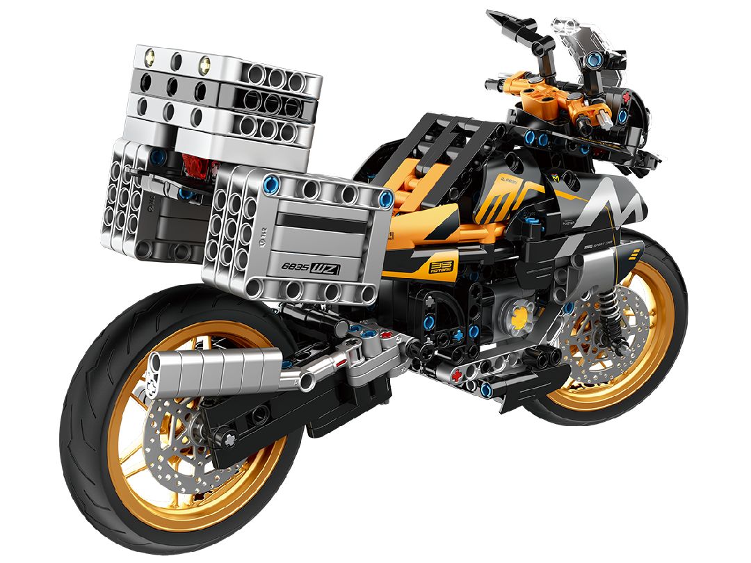 iM.Master Building Block Motorcycle - black - 557 pcs