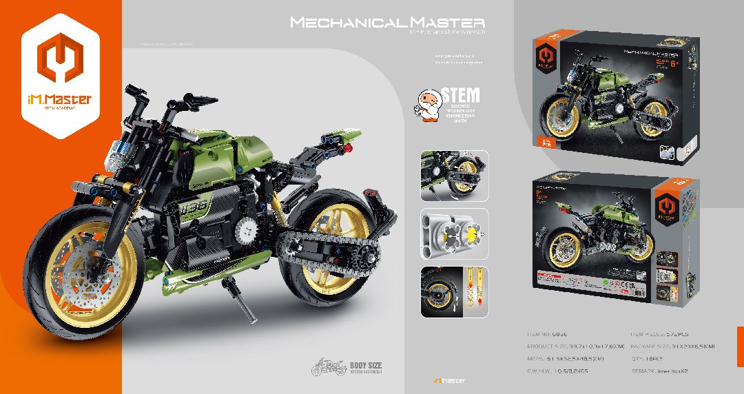 iM.Master Building Block Motorcycle - 572 pcs