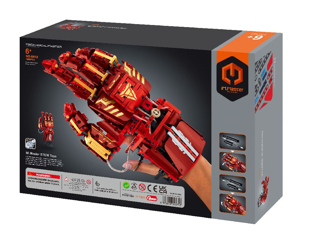 iM.Master Hydraulic Gloves - Red - 1099 pcs