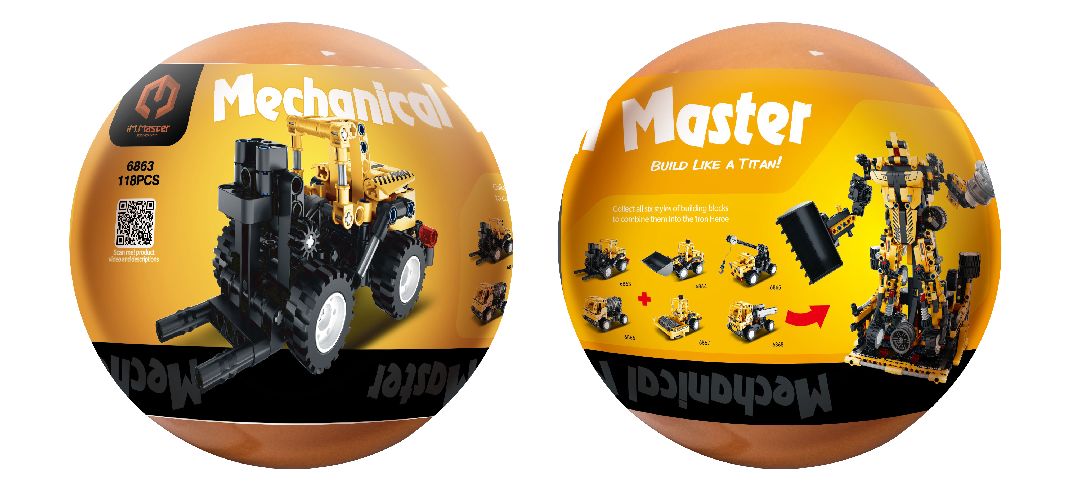 IM.Master Builders Balls - counter-top display (6863-6868)(12)