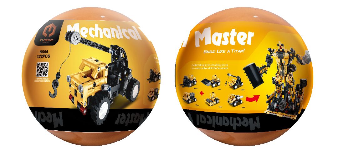 IM.Master Builders Balls - counter-top display (6863-6868)(12)