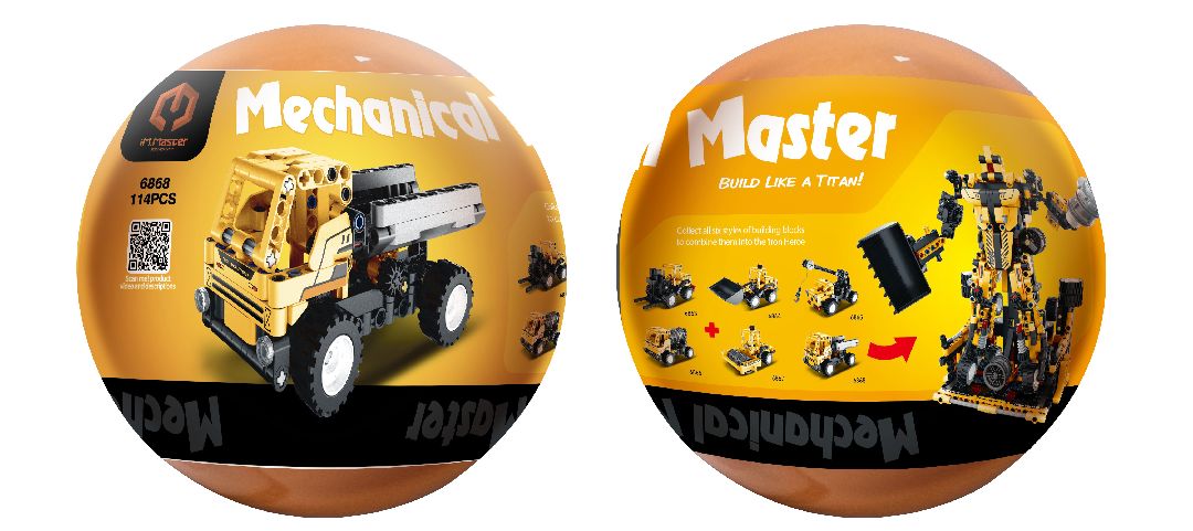 IM.Master Builders Balls - counter-top display (6863-6868)(12)