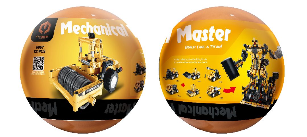 IM.Master Builders Balls - counter-top display (6863-6868)(12)