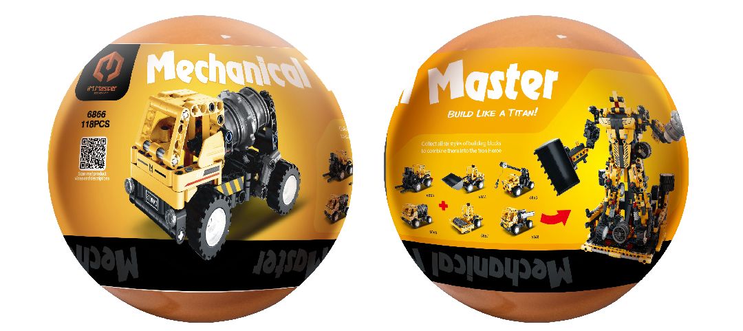 IM.Master Builders Balls - counter-top display (6863-6868)(12)