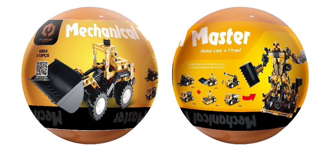 IM.Master Builders Balls - counter-top display (6863-6868)(12)