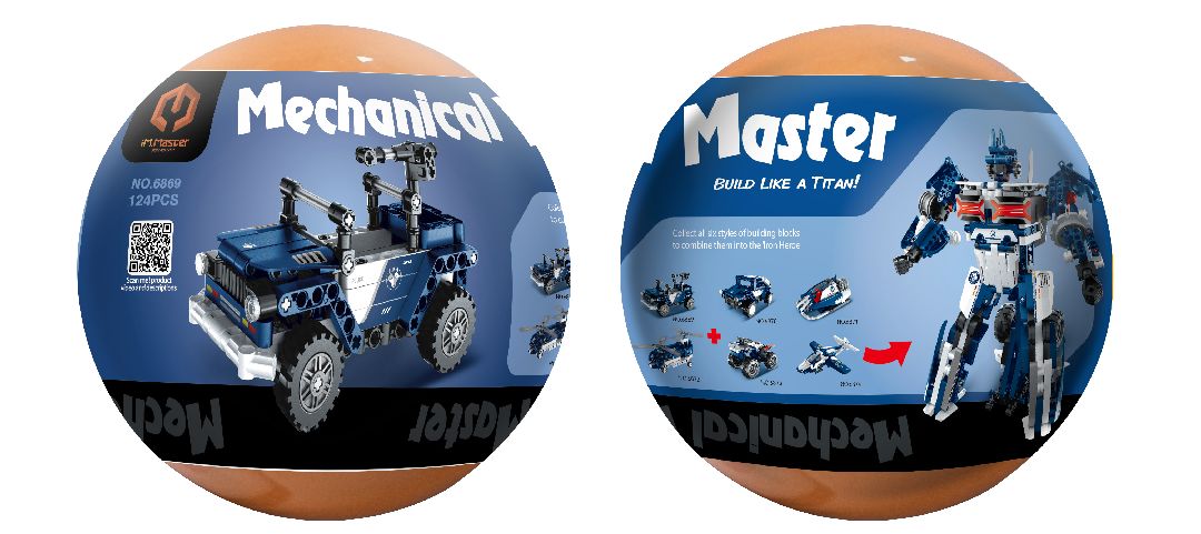 IM.Master Police Balls - counter-top display (6869-6874)(12)
