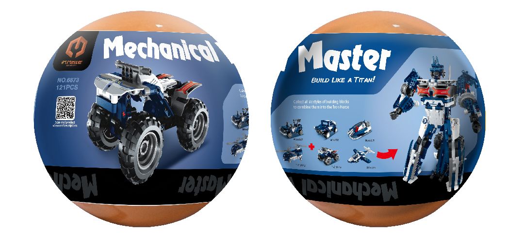IM.Master Police Balls - counter-top display (6869-6874)(12)