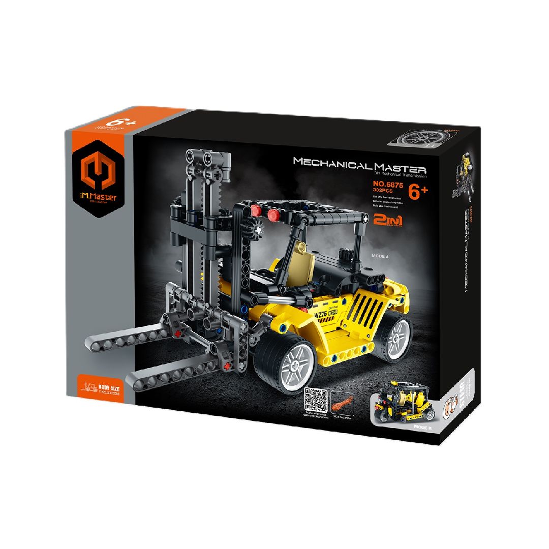 IM.Master 2in1 Forklift & Three-wheel Car - 301pcs