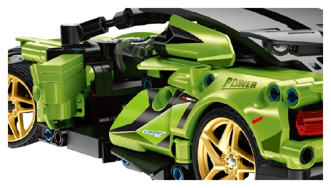 iM.Master R/C Super Car - Green - 429 pcs