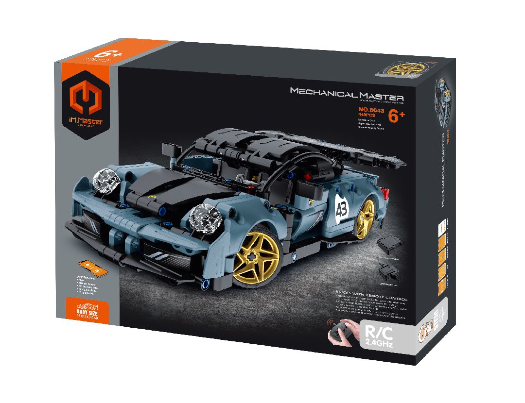 iM.Master R/C Super Car - Blue - 449 pcs
