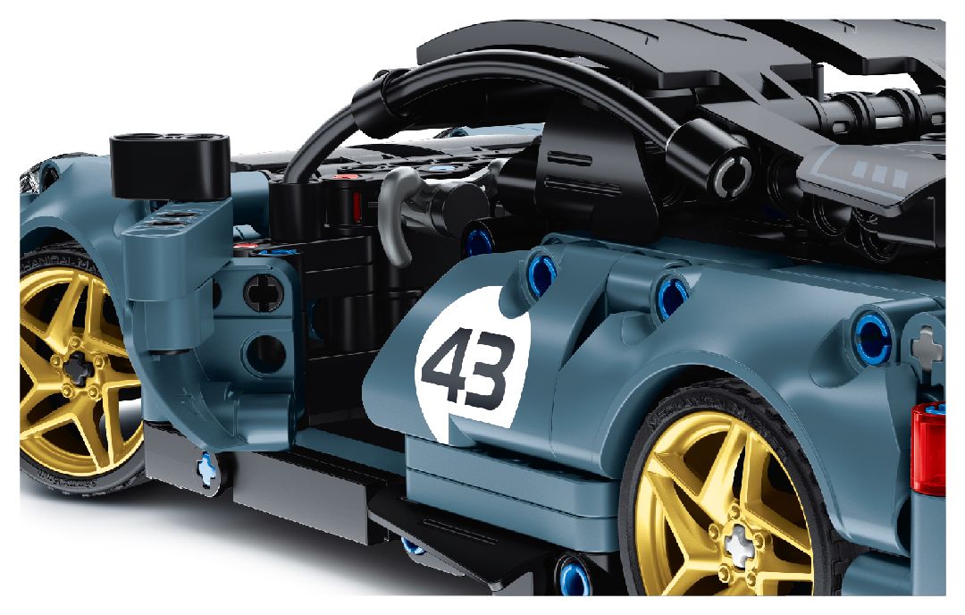 iM.Master R/C Super Car - Blue - 449 pcs