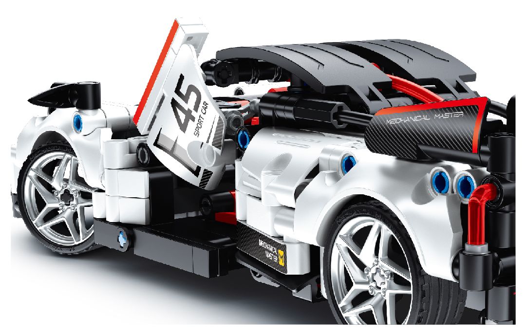 iM.Master R/C Super Car - White - 476 pcs