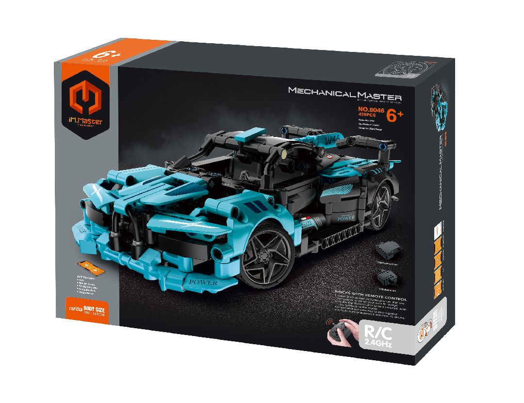 iM.Master R/C Super Car - Bright Blue - 439 pcs