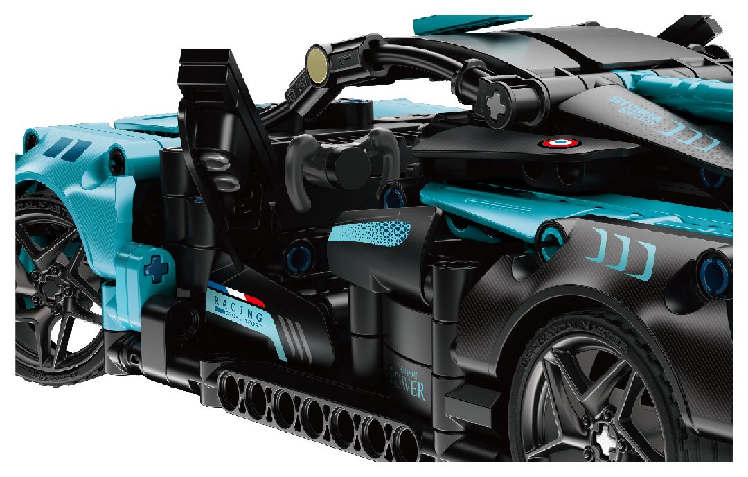 iM.Master R/C Super Car - Bright Blue - 439 pcs