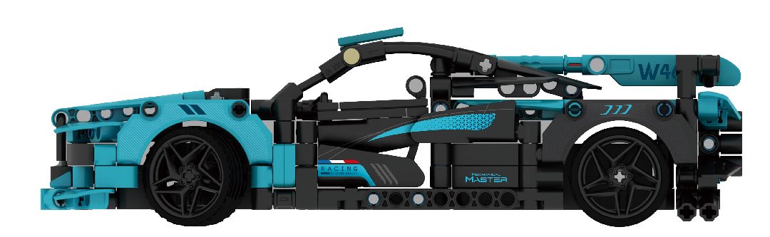 iM.Master R/C Super Car - Bright Blue - 439 pcs