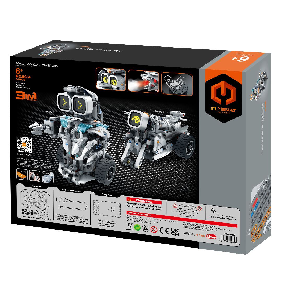 iM.Master R/C 3 in 1 Intelligent programming robot 408 pcs