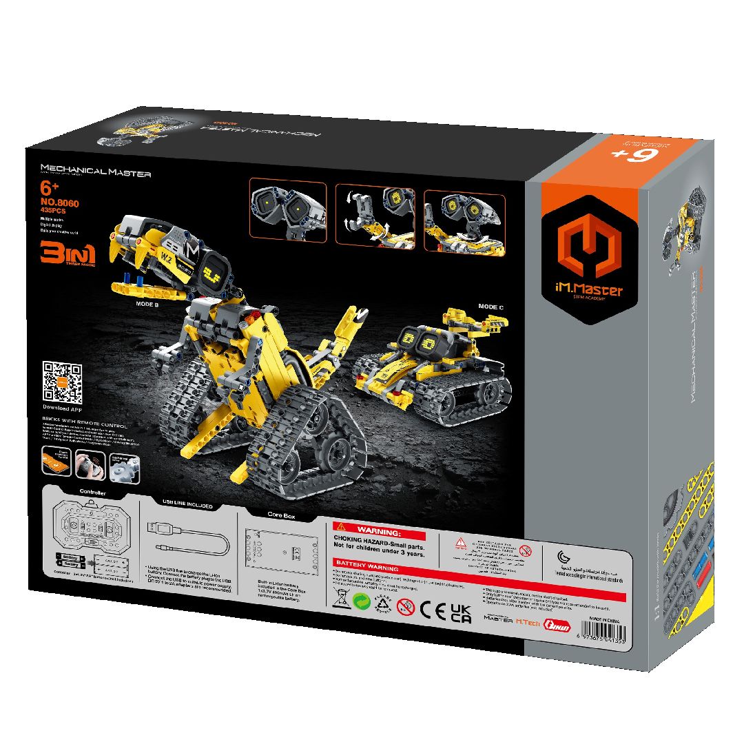 IM.Master 2.4G R/C 3 in 1 programming robot - 435 Pieces