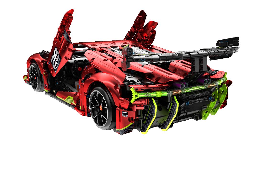 iM.Master 1/10 - R/C Wind Red electroplate SuperCar