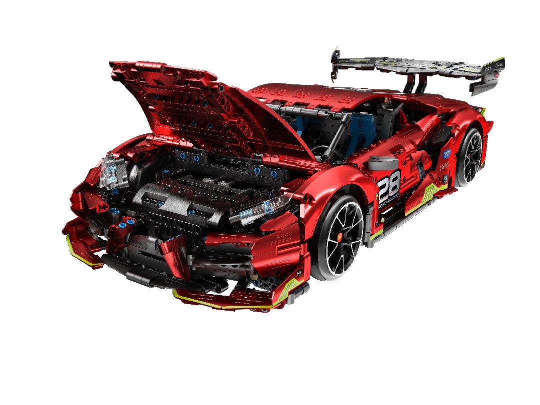 iM.Master 1/10 - R/C Wind Red electroplate SuperCar