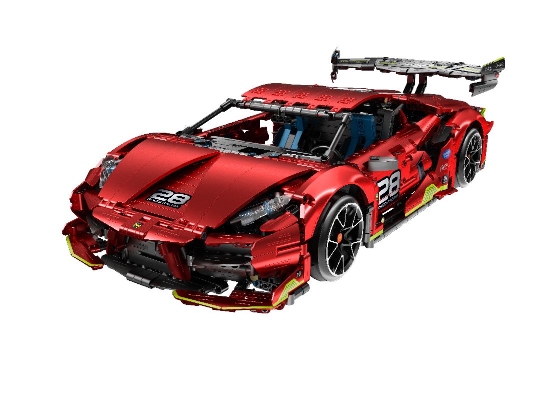iM.Master 1/10 - R/C Wind Red electroplate SuperCar