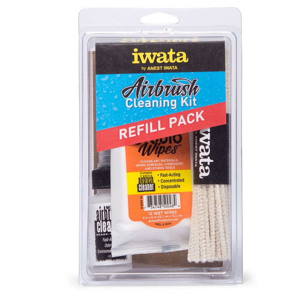 Iwata Airbrush Cleaning Kit Refill Pack - Click Image to Close