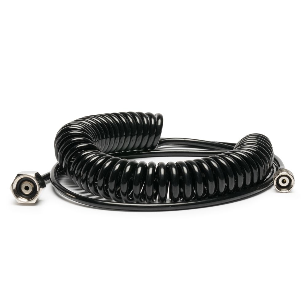Iwata 10' Cobra Coil Airbrush Hose with Iwata Airbrush Fitting and 1/4
