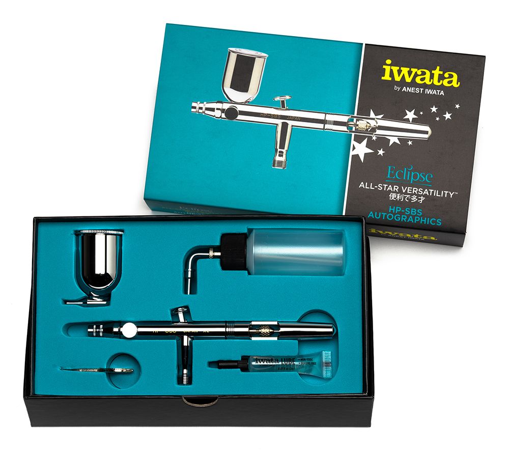 Iwata Eclipse HP-SBS Autographics Side Feed Dual Action Airbrush