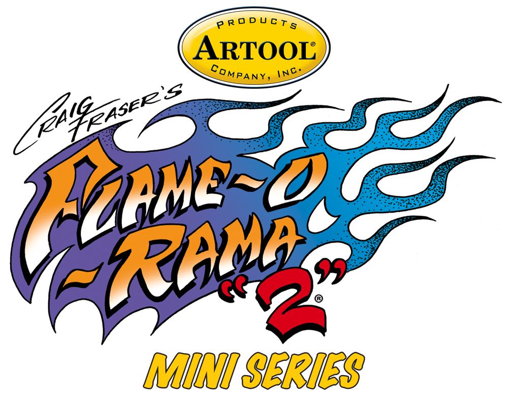 Iwata Artool Flame-o-rama 2 Mini Series Freehand Airbrush Templa