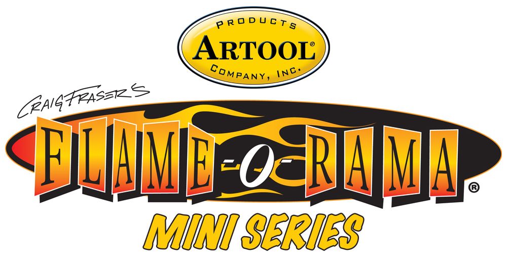 Iwata Artool Flame-o-rama Mini Series Freehand Airbrush Template