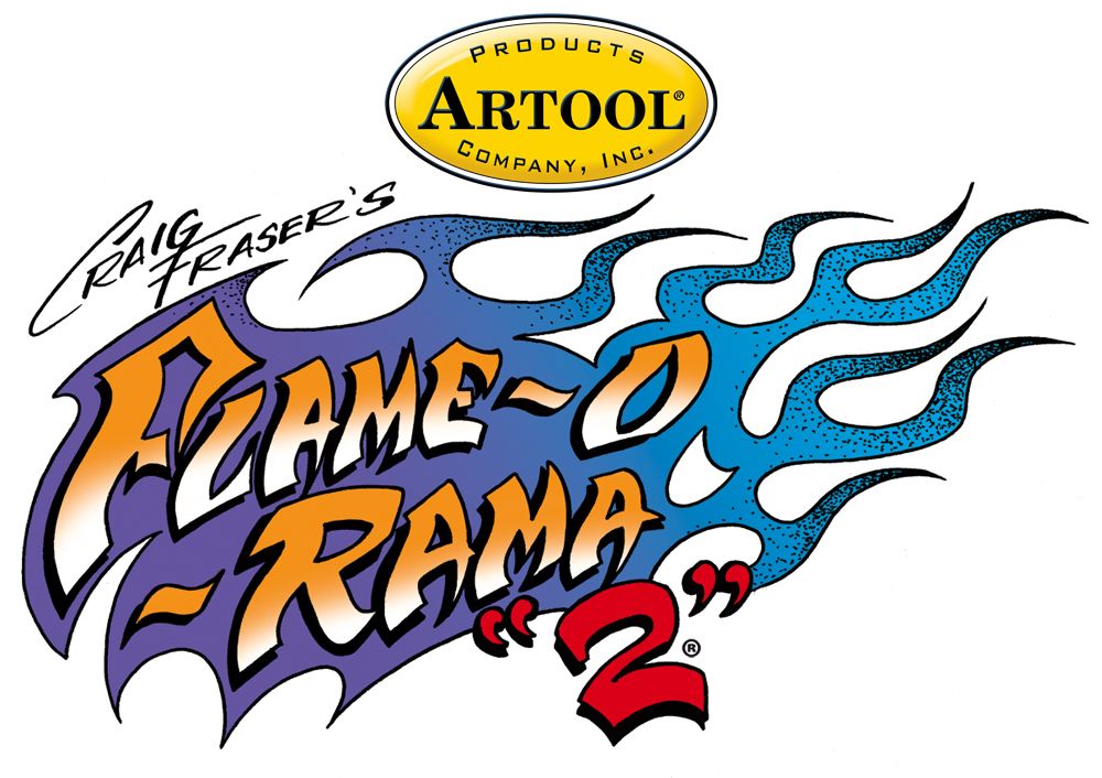 Iwata Artool Flame-o-rama 2 Van Flamin Freehand Airbrush Templat