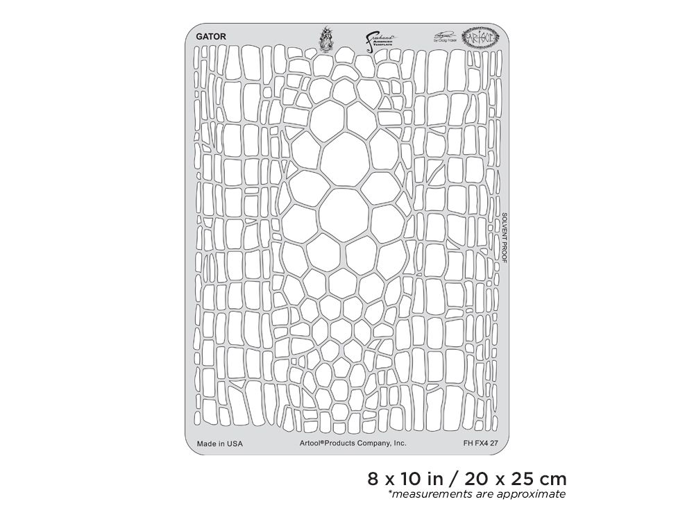 Iwata Artool FX4 Gator Freehand Airbrush Template