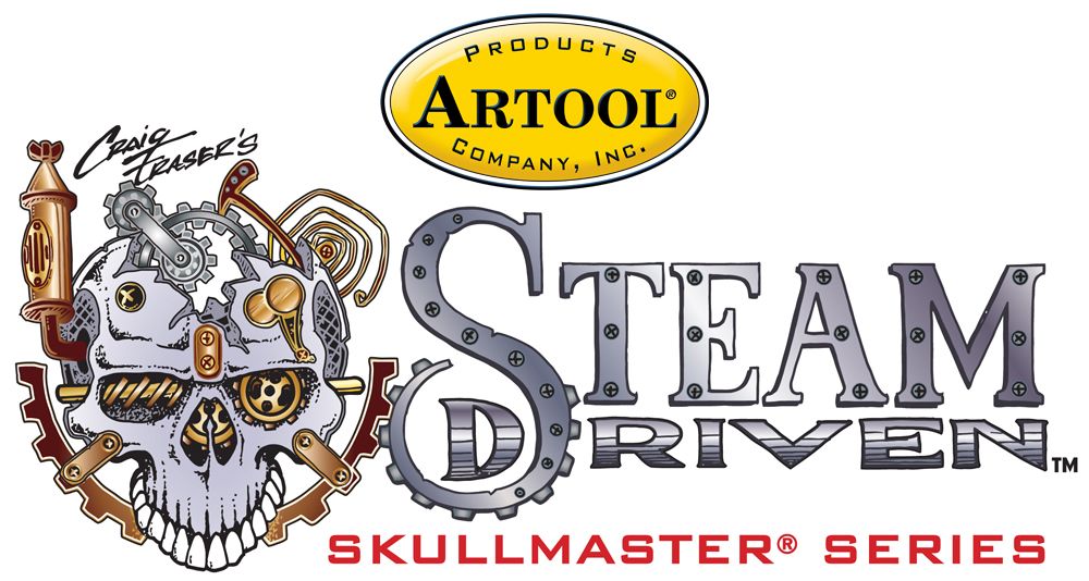 Iwata Artool Steam Driven Steam SkullFreehand Airbrush Template