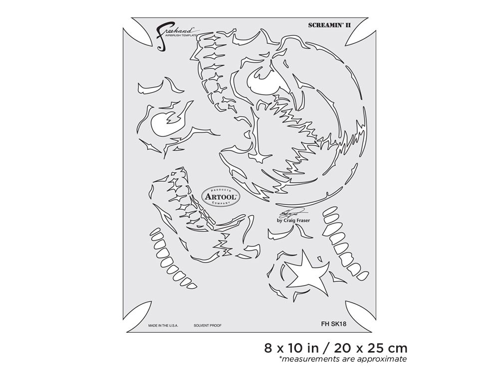 Iwata Artool Return of Skullmaster Screamin II Freehand Airbrush