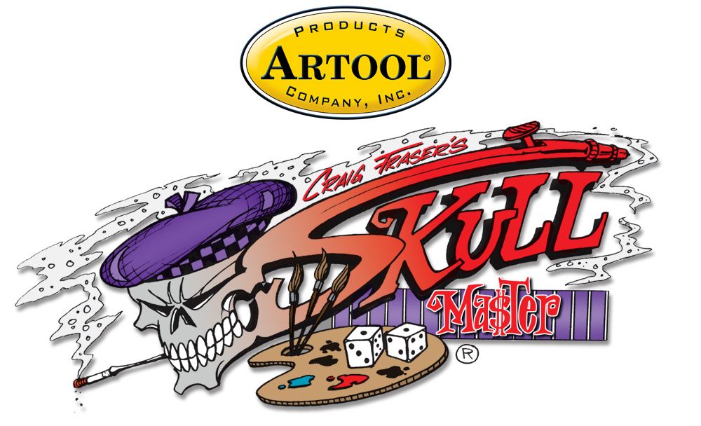 Iwata Artool Skullmaster The Frontal Freehand Airbrush Template