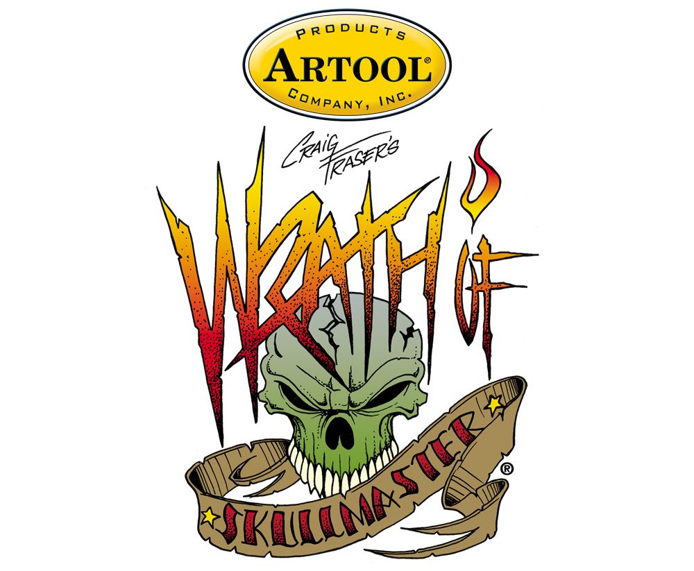 Iwata Artool Wrath of Skullmaster Set Freehand Airbrush Template