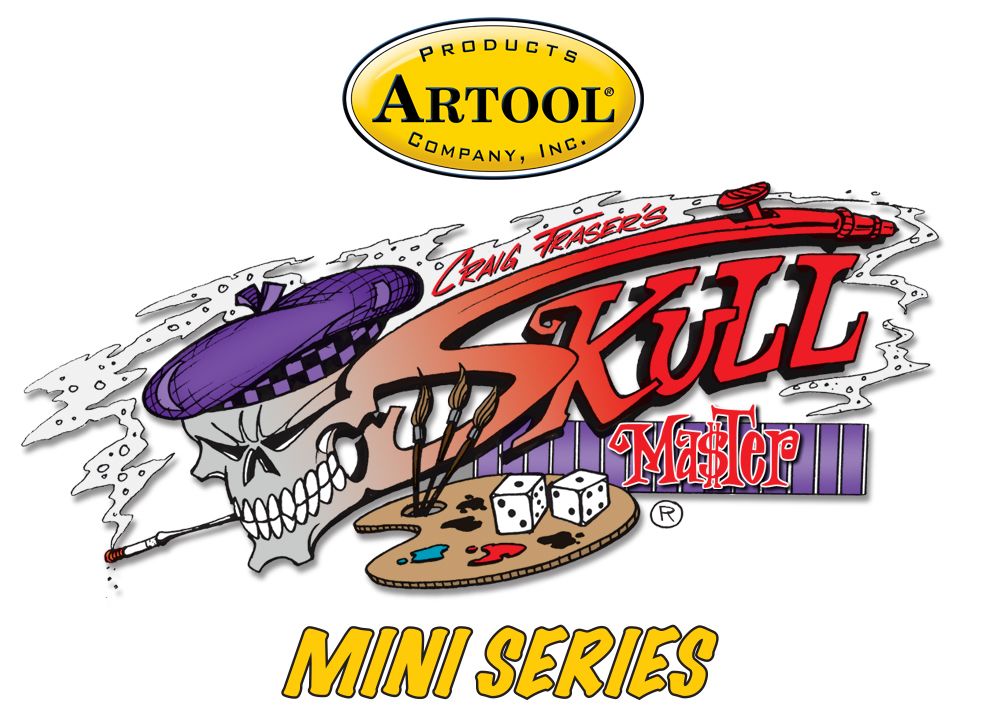 Iwata Artool Skullmaster Mini Series Set Freehand Airbrush Templ