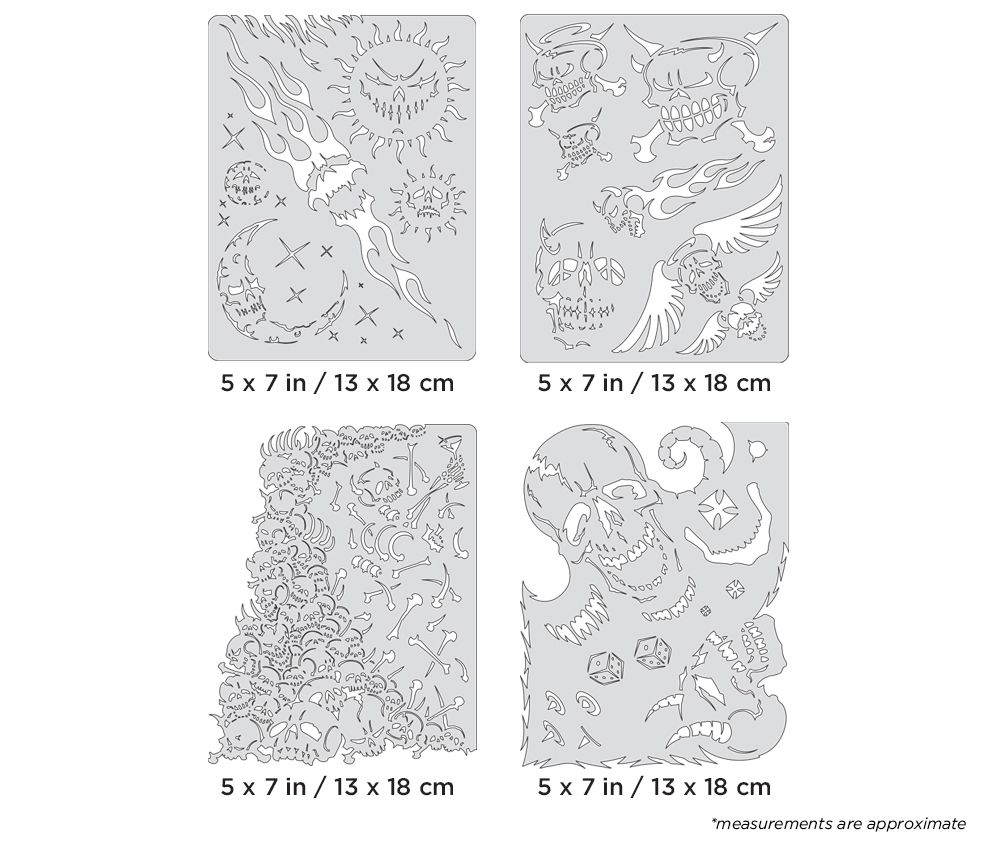 Iwata Artool Son of Skullmaster Mini Series Set Freehand Airbrus