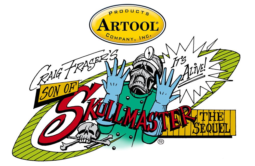 Iwata Artool Son of Skullmaster Set Freehand Airbrush Template