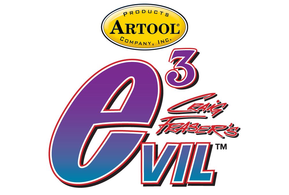 Iwata Artool Evil 3 Freehand Airbrush Template by Craig Fraser